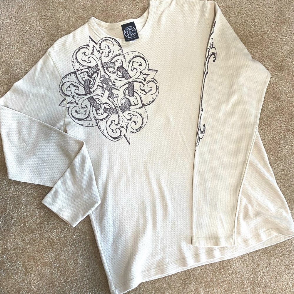 Men’s 2XL Long-Sleeved Gold’s Gym Shirt